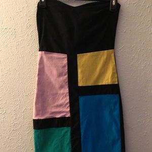 Colorblock Mini Dress
